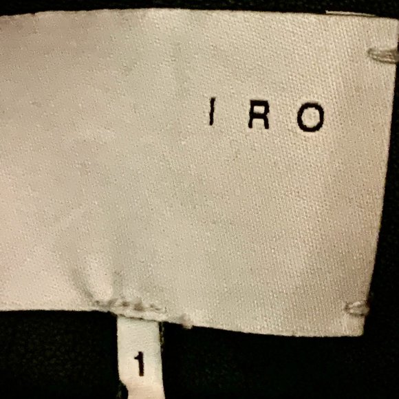 Iro Paris Distressed Burgundy/Black Leather Moto Jacket - Picture 8 of 8